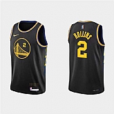 Golden State Warriors #2 Ryan Rollins 2022 Black Stitched Basketball Jersey Dzhi,baseball caps,new era cap wholesale,wholesale hats